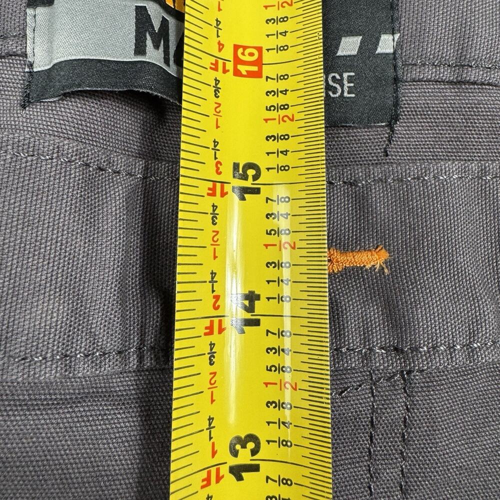 Ariat Rebar M4 Work Shorts Size 50 Gray DuraStretch Low Rise Mens Big Size - Picture 14 of 16